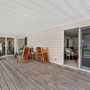 Covered back porch