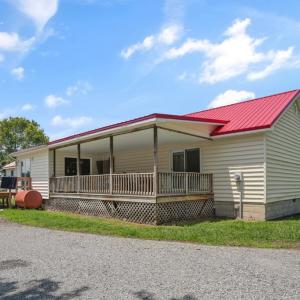 Rear view of main house