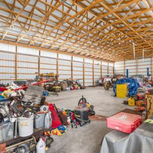 Interior View of large pole barn