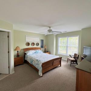 1st level owner suite with full bathroom.