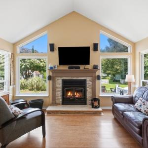 Wood Burning Fireplace