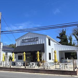 Buttercups restaurant right on Courthouse Rd. in historic Eastville.