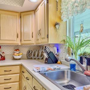 Kitchen v8 , Kitchen sink over looking backyard