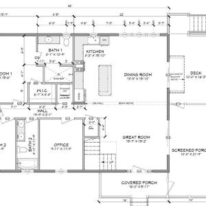 1st Level Floor Plan