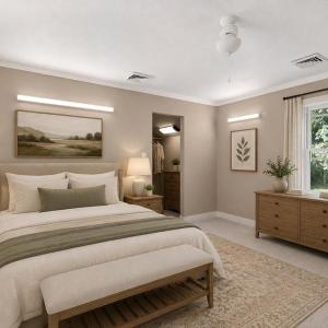 Bedroom - Staged Virtually