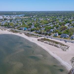Aerial of nearby town of Cape Charles