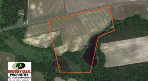 Photo of SOLD!  26.83 Acres of Farm Land With Pond For Sale In Edgecombe County NC!