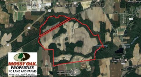 Photo of UNDER CONTRACT!  347.8 Acres of Farm and Timber Land For Sale in Wilson County NC!