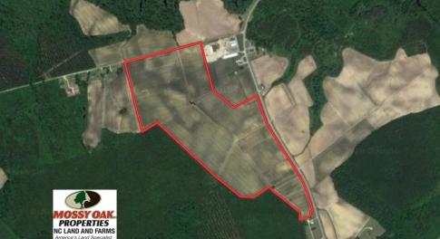 Photo of UNDER CONTRACT!  130 Acres of Prime Farm and Commercial Land For Sale in Jones County NC!