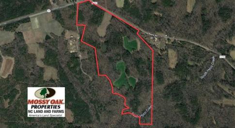 Photo of SOLD!  105 Acres of Timber and Farm Land with Pond For Sale in Caswell County NC!