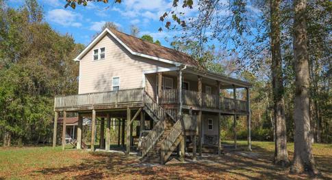Photo of SOLD!!  65 Acres of Hunting Land with Home For Sale in Hyde County NC!