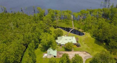 Photo of SOLD!!  14 Acres with Waterfront Home For Sale in Tyrrrell County NC!