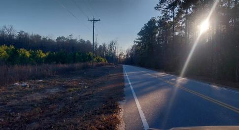 View of asphalt road