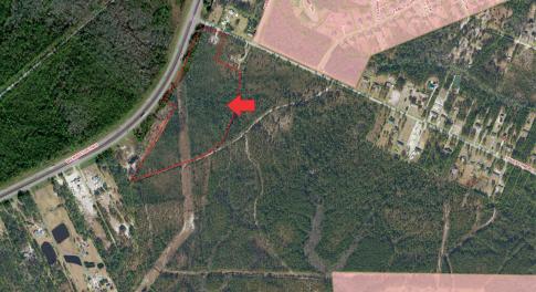 21.17 acre corner lot
