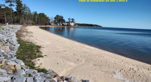 Beach and Breakwall, Lots 1 thru 4