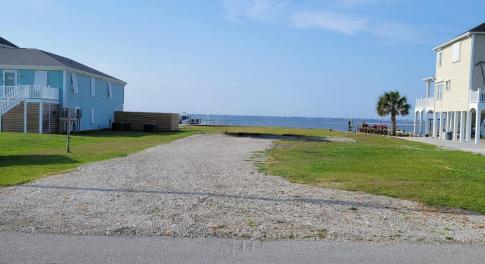 Road view of lot