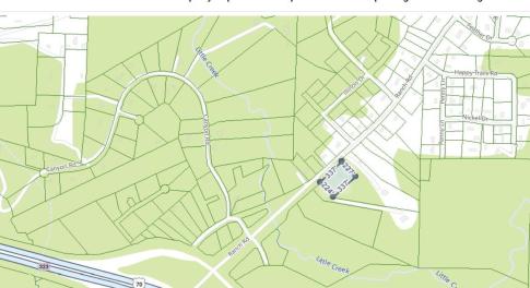 797 Ranch Rd Clayton. Parcel Map - AKA L
