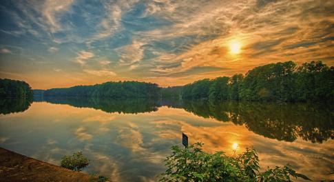 80-acre lake