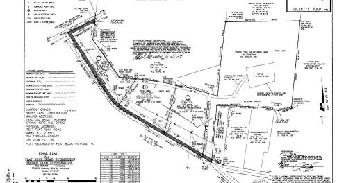 Flat Rock Rd plat map 3-27-25
