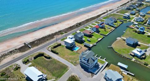 Aerial View with Atlantic Ocean
