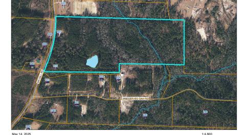 935 McGill Rd Aerial with creek and pond