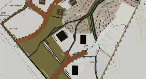 Map of Entire Tract I, Lots 1,2,3,4,