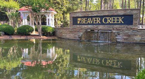 Entrance to neighborhood