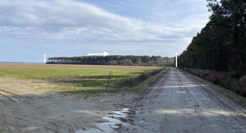 Property at end of Wades Point Rd.