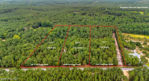 3 Lots Property Lines