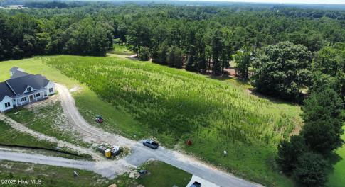 Aerial View of 3+ cleared acres!