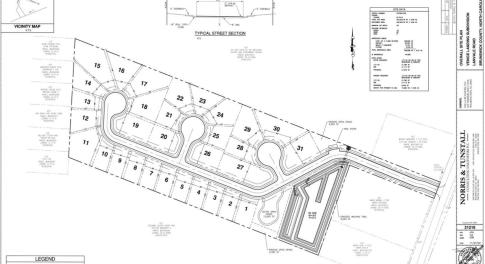 Plat for approved lots