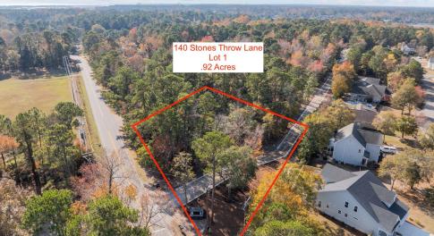 Lot 1 Aerial Labeled and Outlined