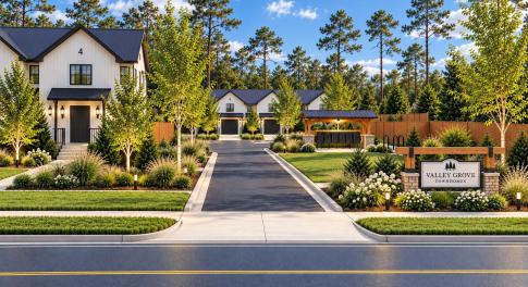 Valley Grove Entrance Rendering