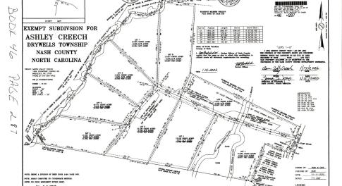 Creech Plat Map