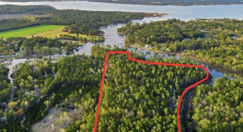 Waterfront land