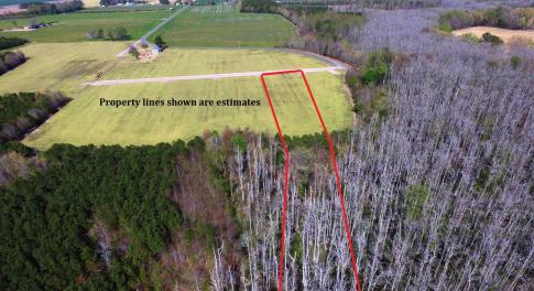 Lot 8-Aerial view with property lines