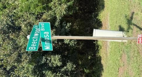 Corner of lot