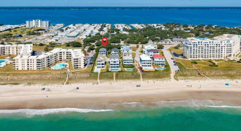 Aerial View of Beach Proximity