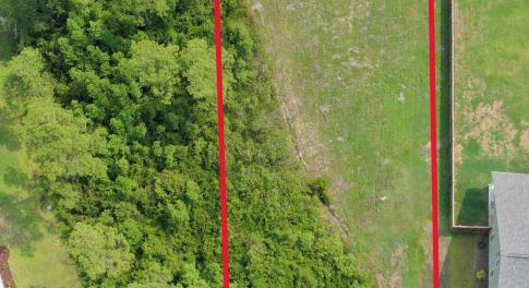 Ariel aprox. outline. Vacant land