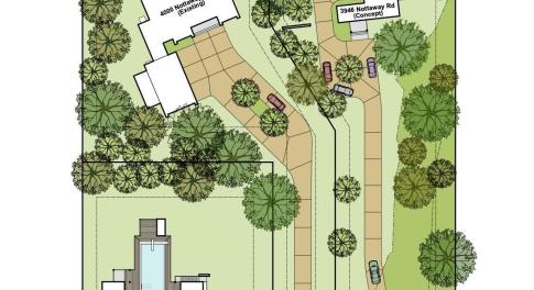 Nottaway Road Enclave View From Street