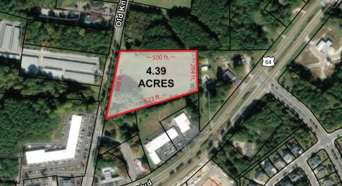 Site Map - Knightdale 4_39 Acres Zoomed