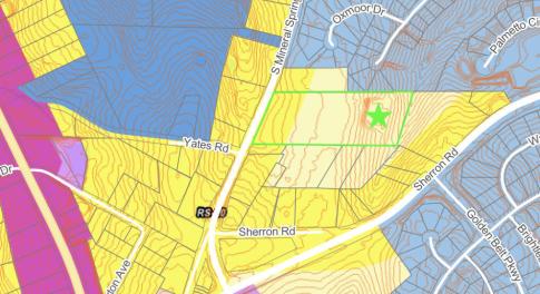 Zoning - 1821 S. Mineral Springs Rd