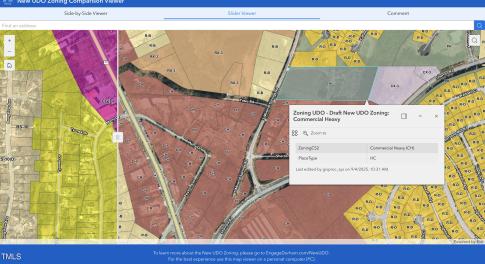 New UDO Slider Map View