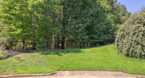 curb cut for potential driveway