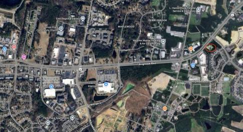 7716 Knightdale Blvd location map