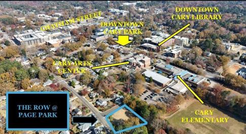 THE ROW @ PAGE PARK - ARIAL DRONE SW VIE