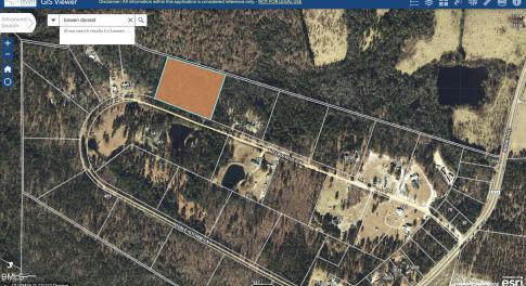 Bowen Harnett County GIS screenshot