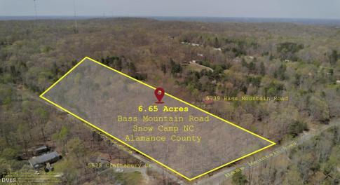 Aerial SE POV 400 Bass Mountain Overlay