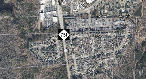 Aerial Photo - 9.88 ac Hwy 751