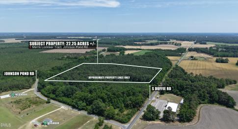 1Aerial W POV - Parcel Outline
